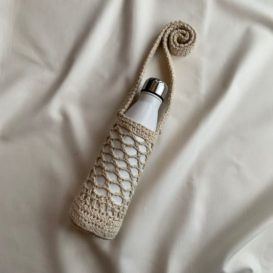 AquaGlam Crochet Water Bottle Bag Pattern